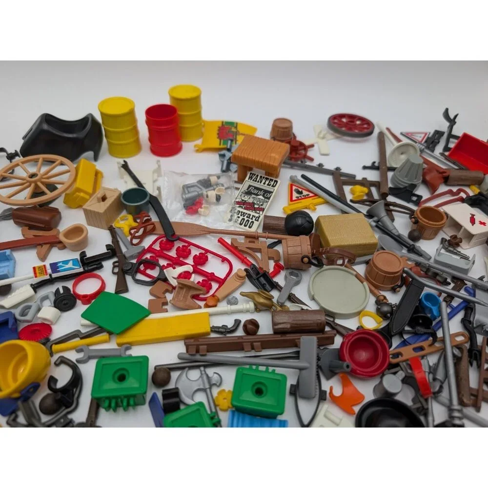 Playmobil Small‎ Pieces Accessories Figures Motorcycle Weapons